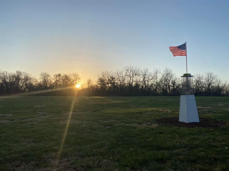 Hole 18 in the elevated position