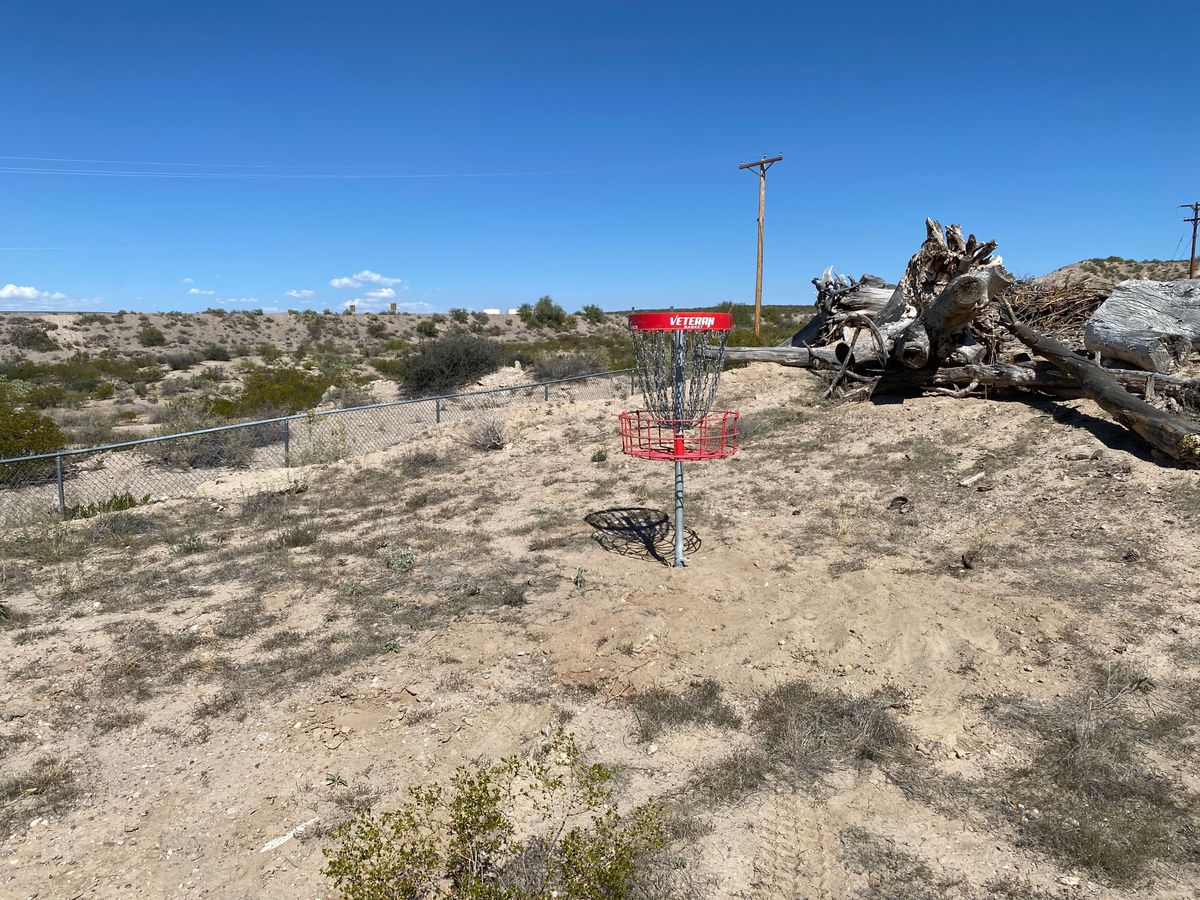 Desert Fox hole 4's basket