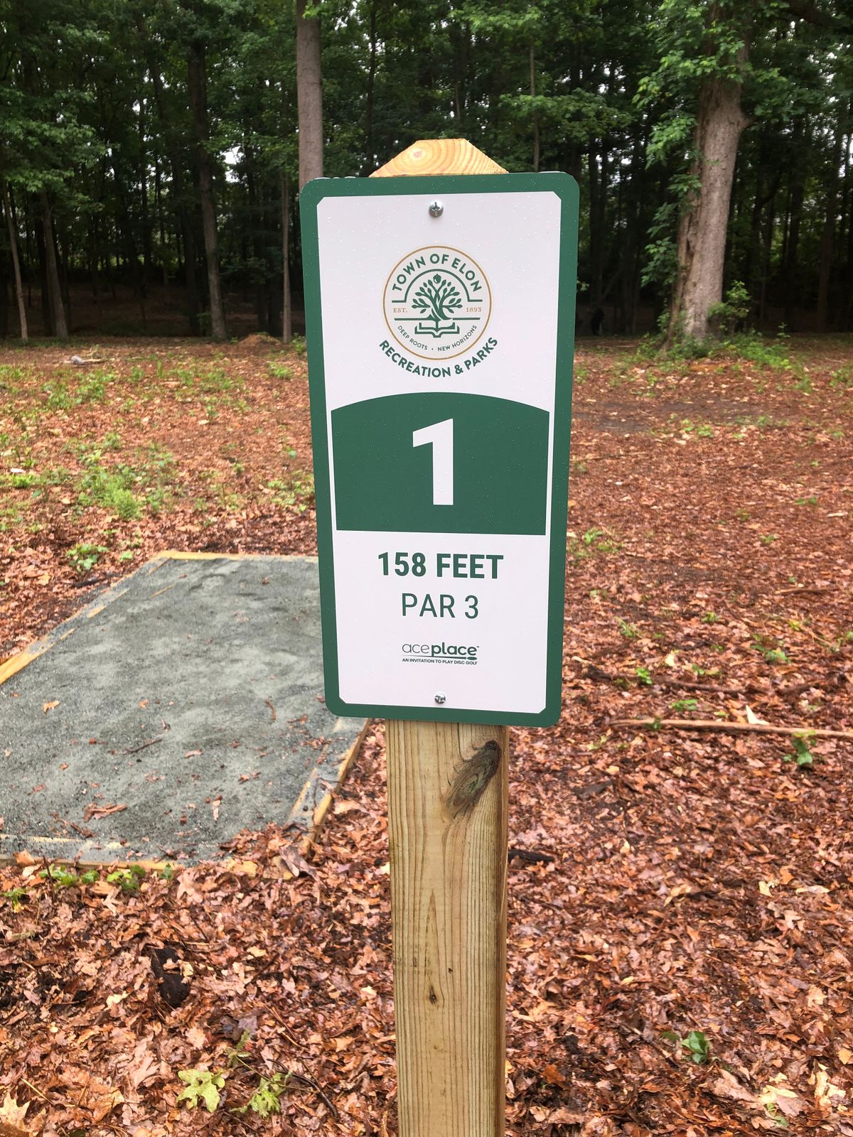 New tee placards went up today