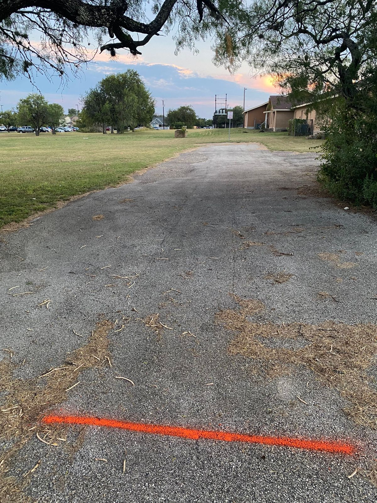 Hole 9 tee box.