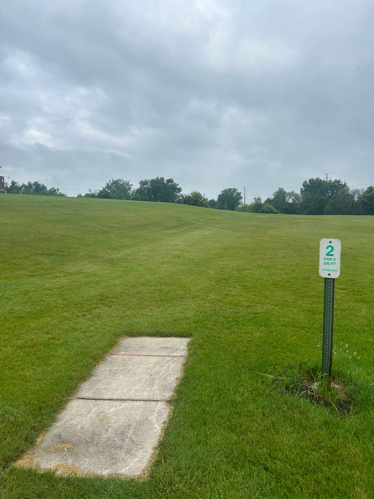Hole 2 teepad