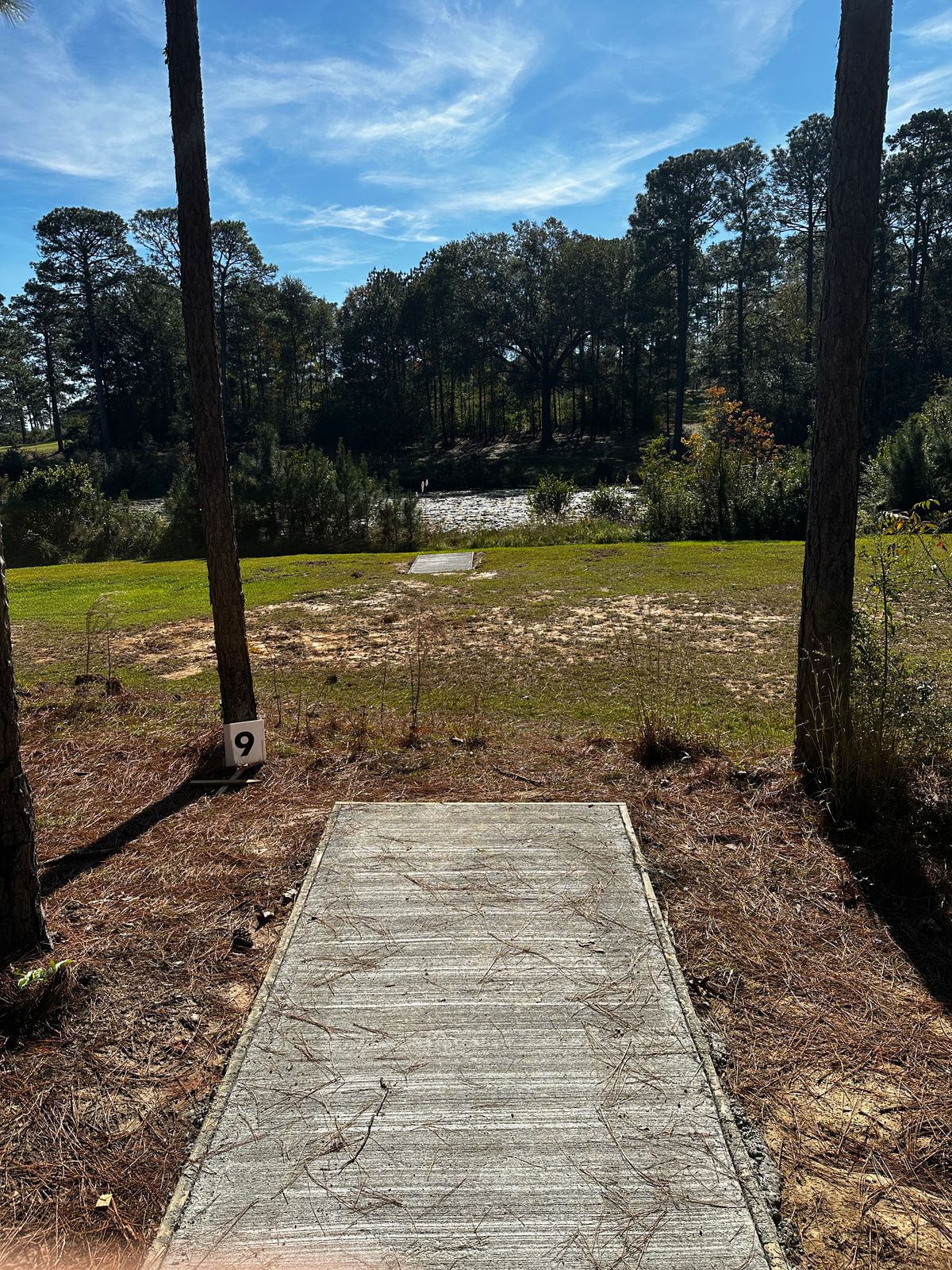 Hole 9 Blue and Red