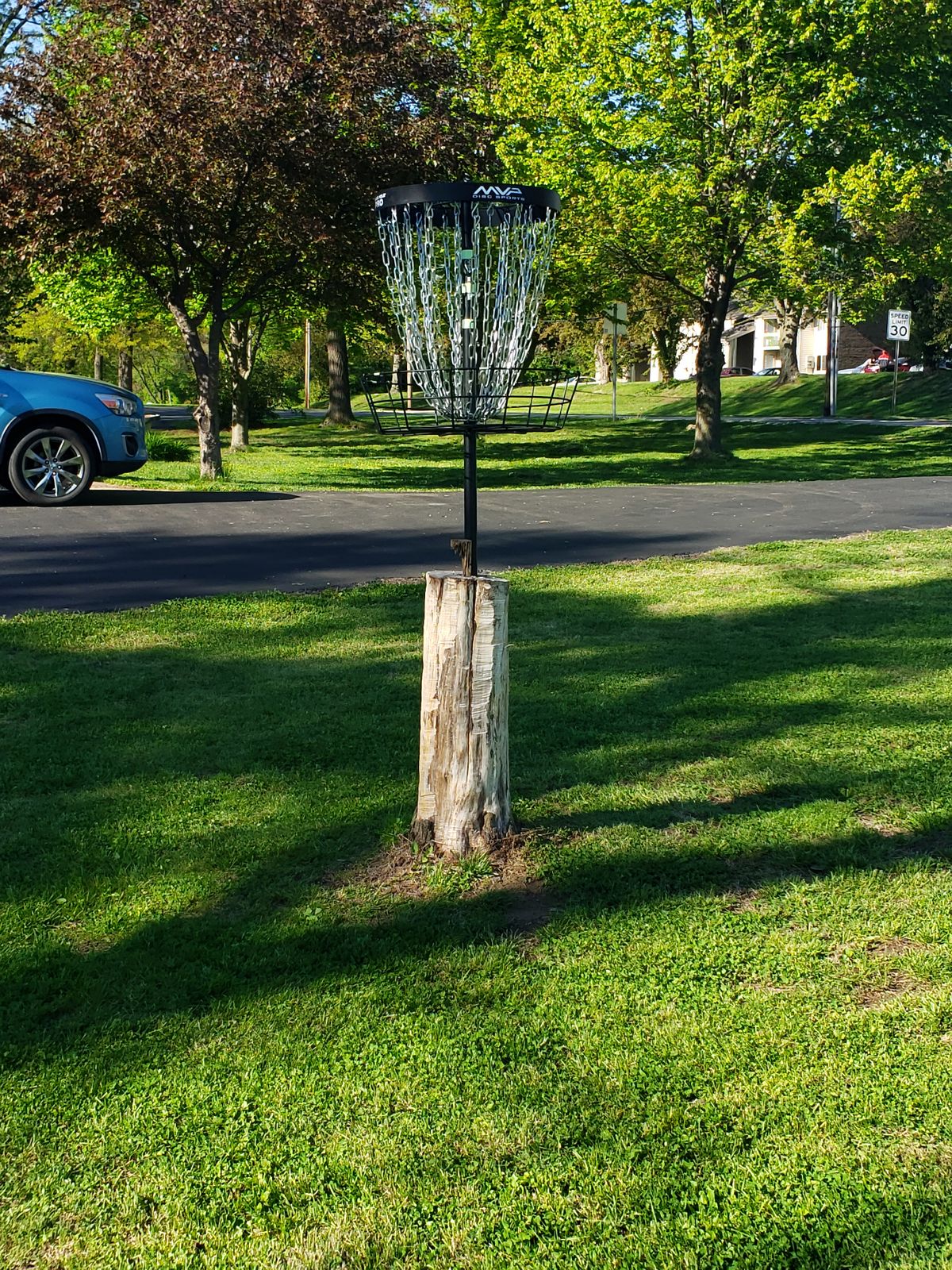 Side view of 18 basket