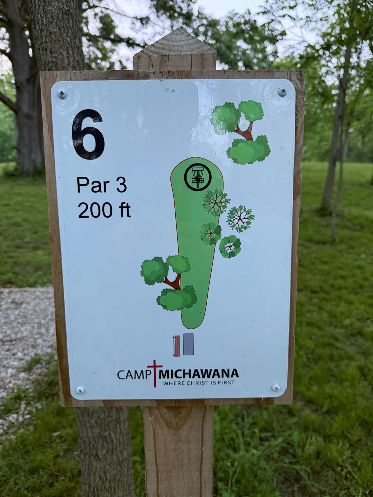 Hole 6 Sign