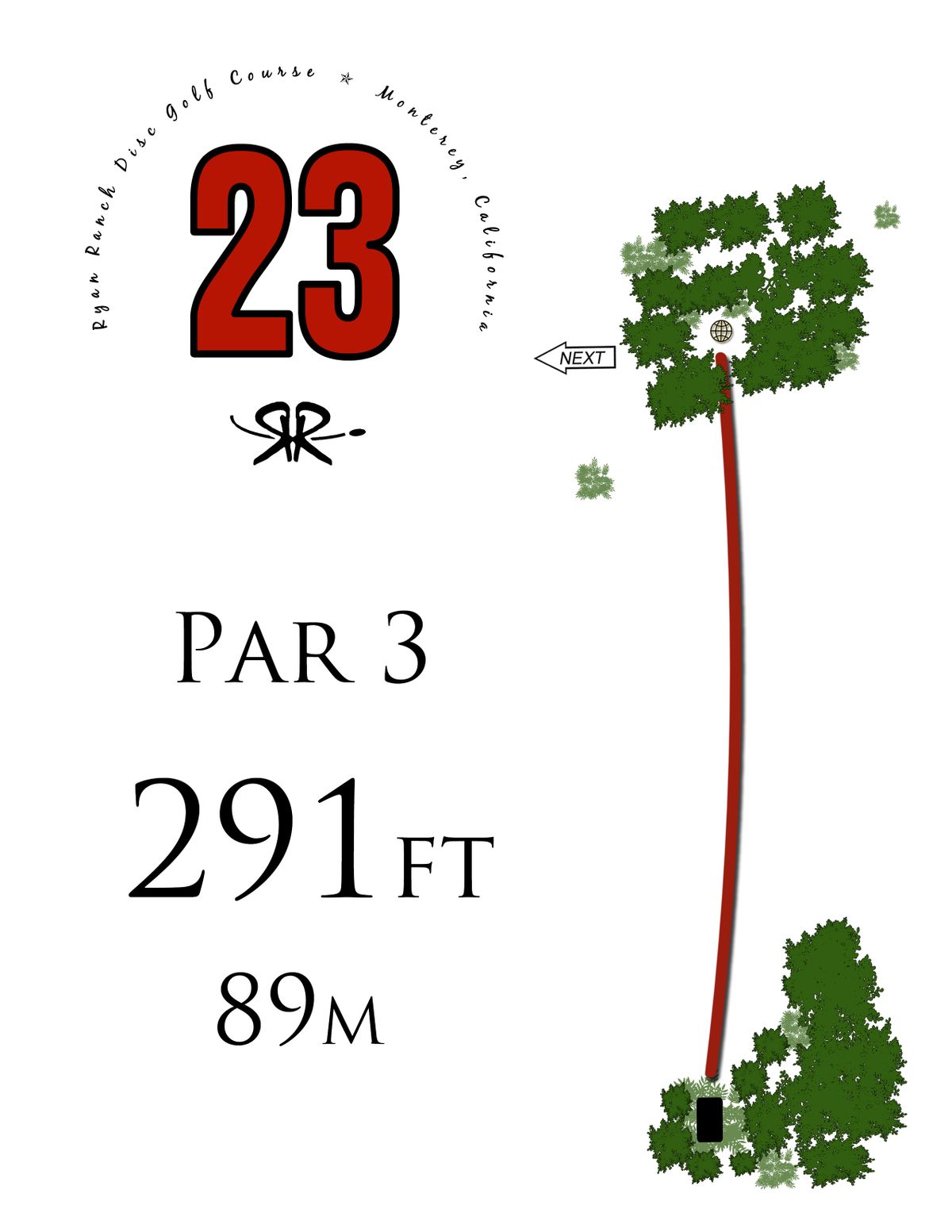 Tee sign.