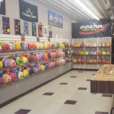 Discraft, Dynamic Discs, latitude 64, Discmania, MVP, Innova, Infinite discs, kastaplast, and many more