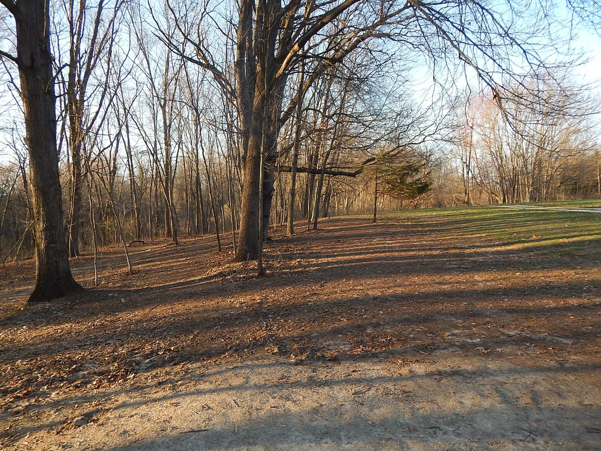 Hole 3 fairway, left and right routes