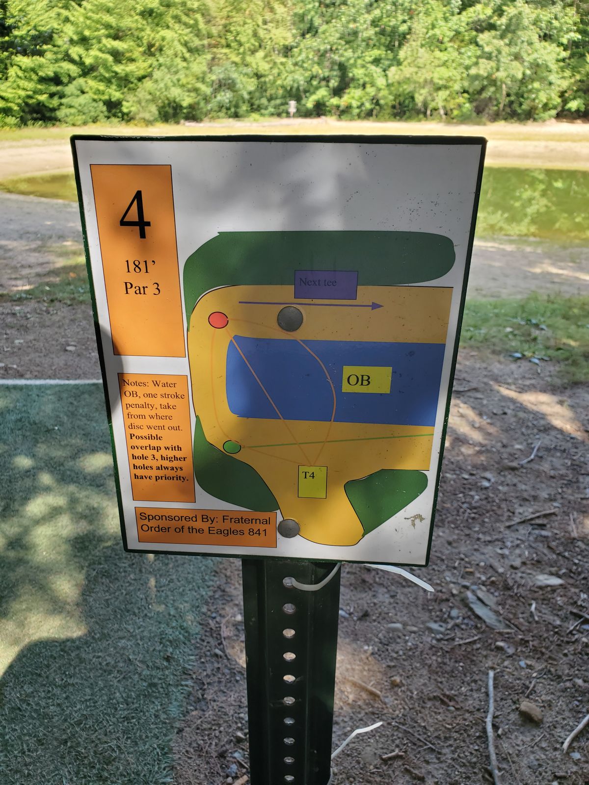 Hole 4. Short hole.
