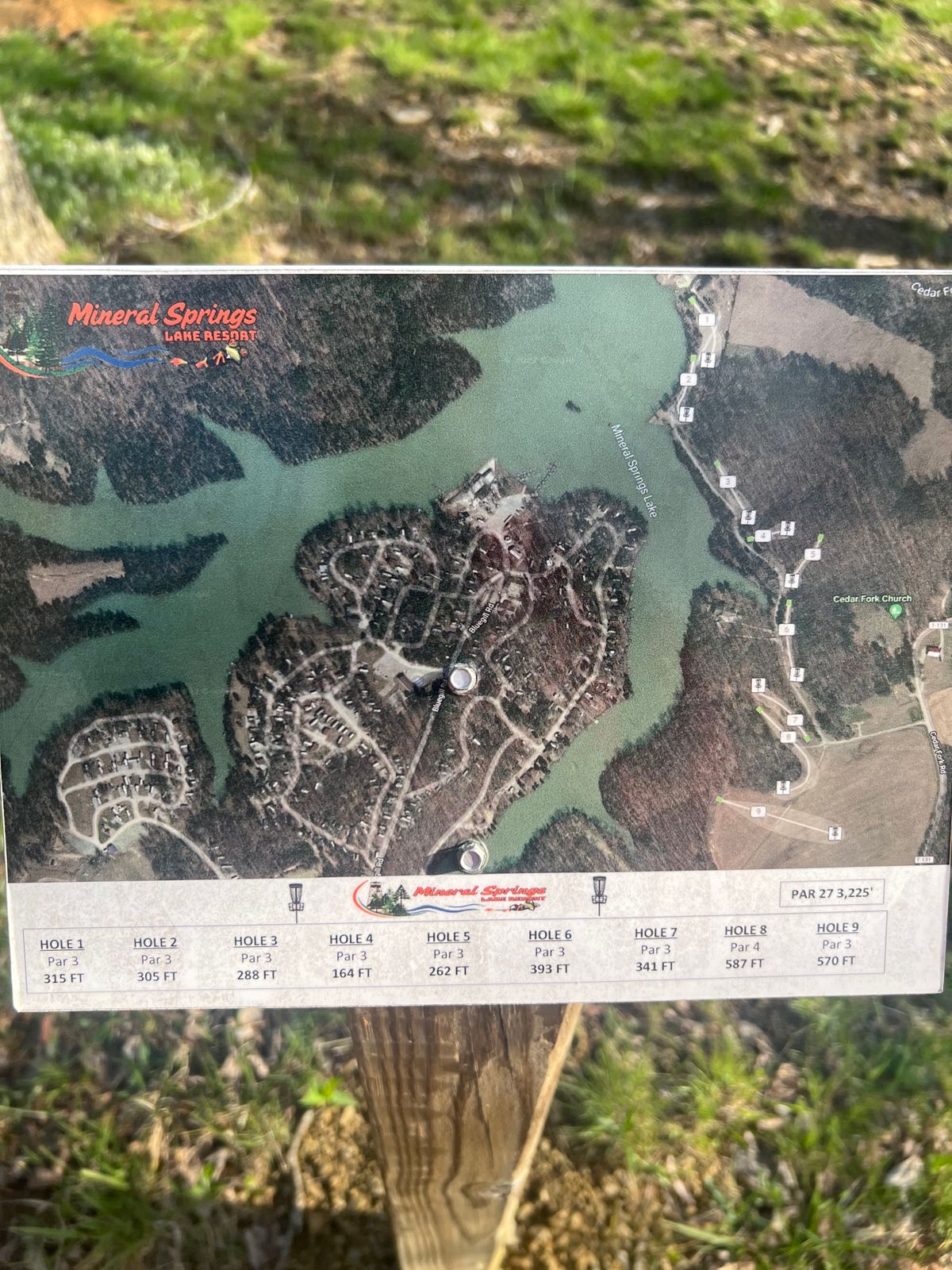 Course lay out