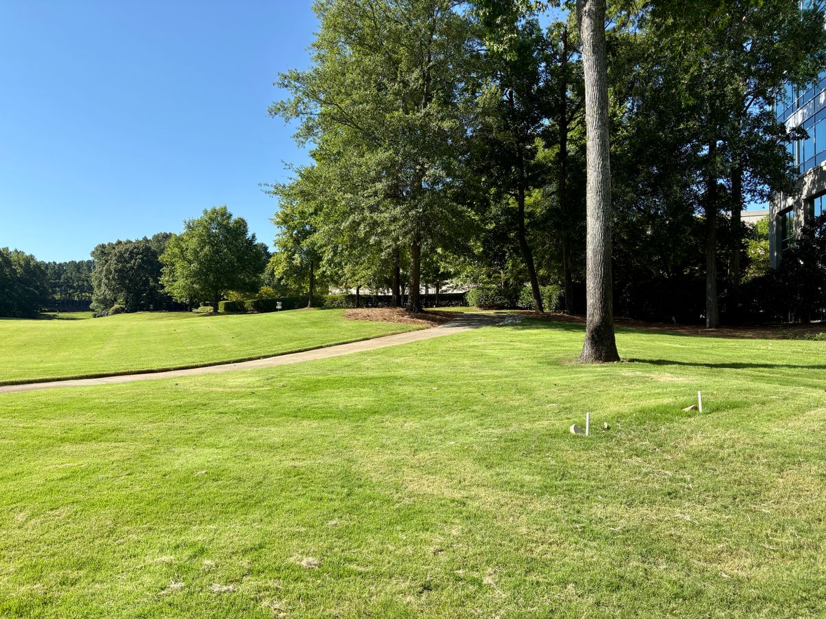 Hole 9 tee