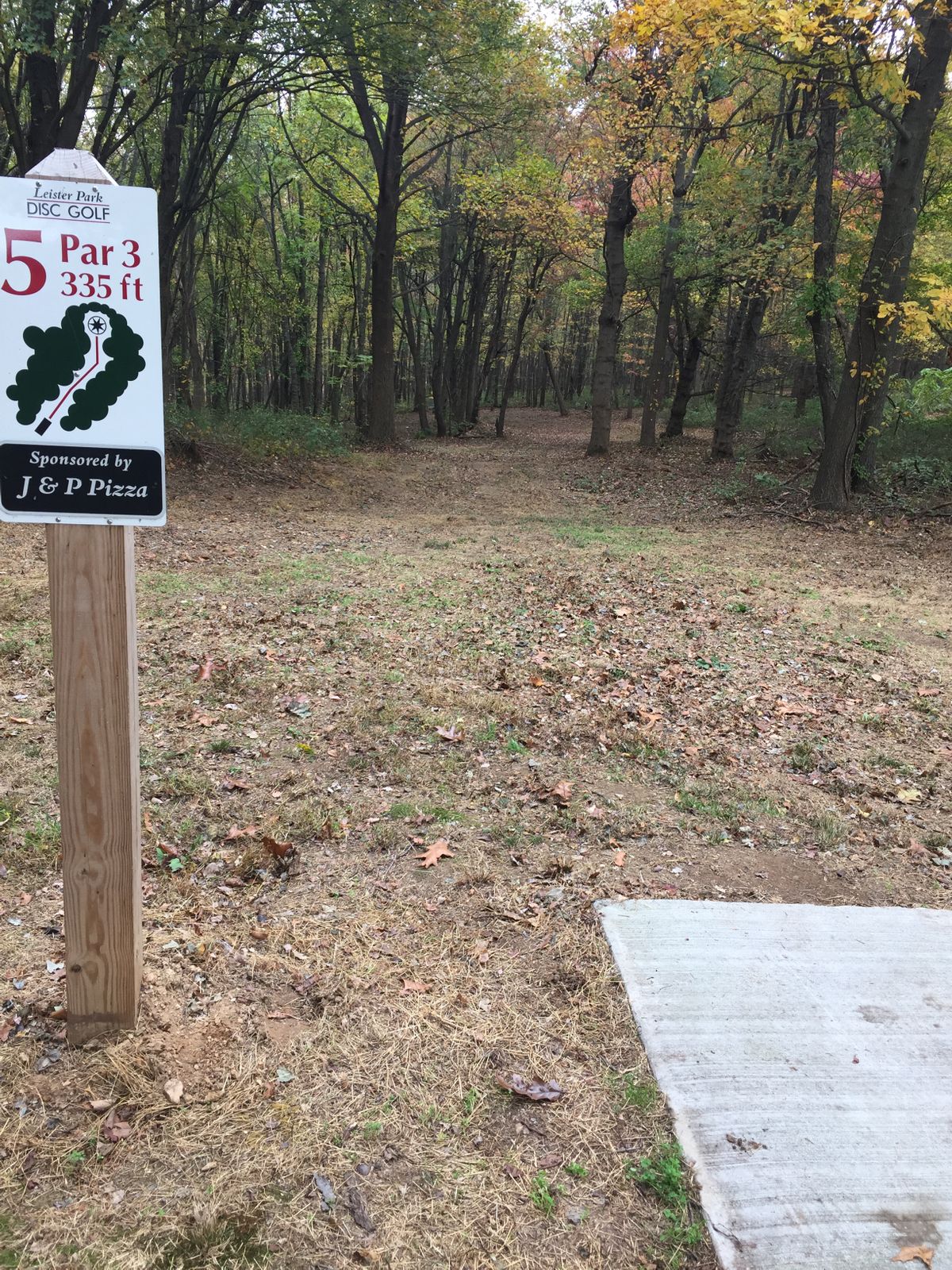 Hole 5 tee pad
