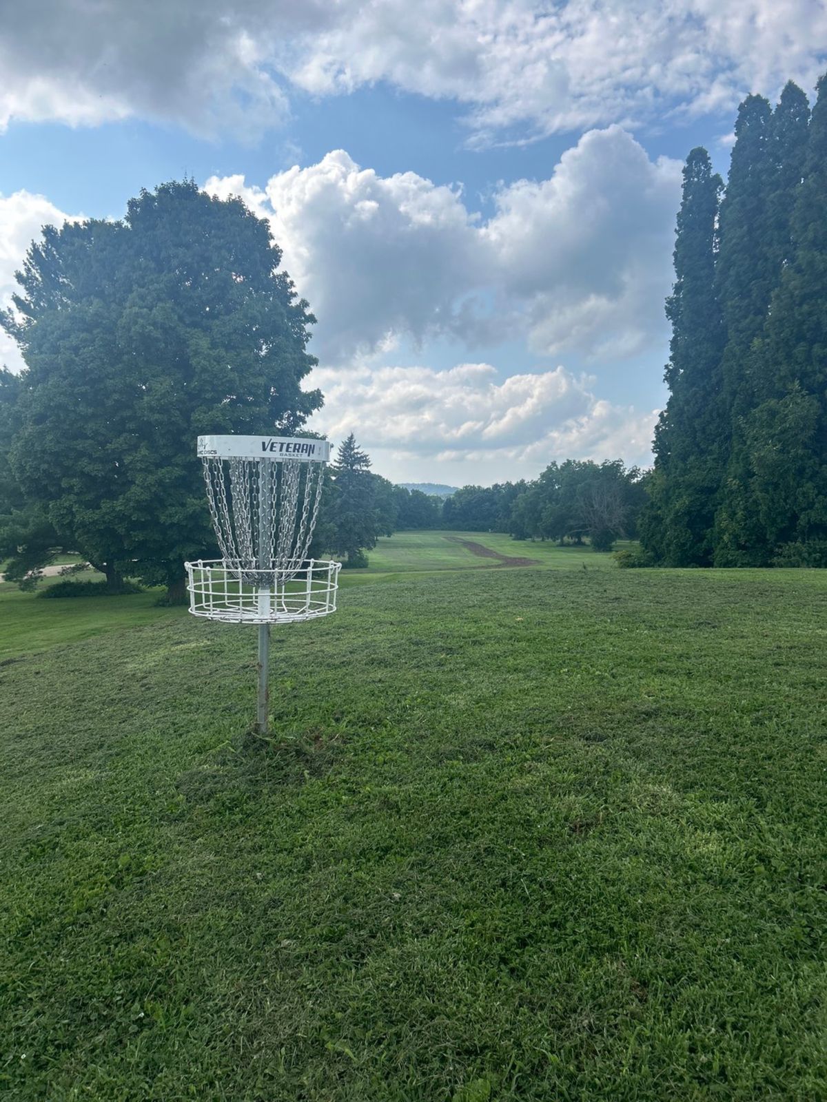 Hole 18 basket