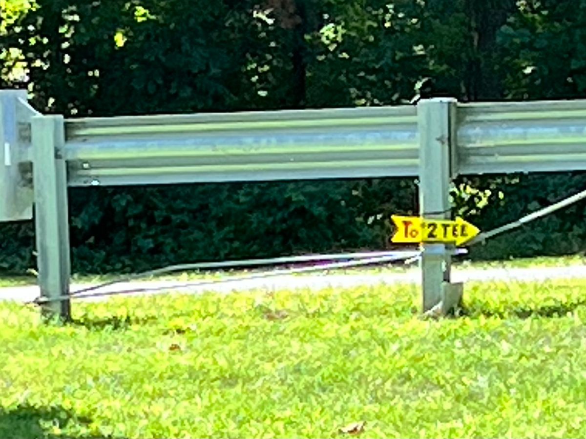And arrow showing where 2nd tee is located