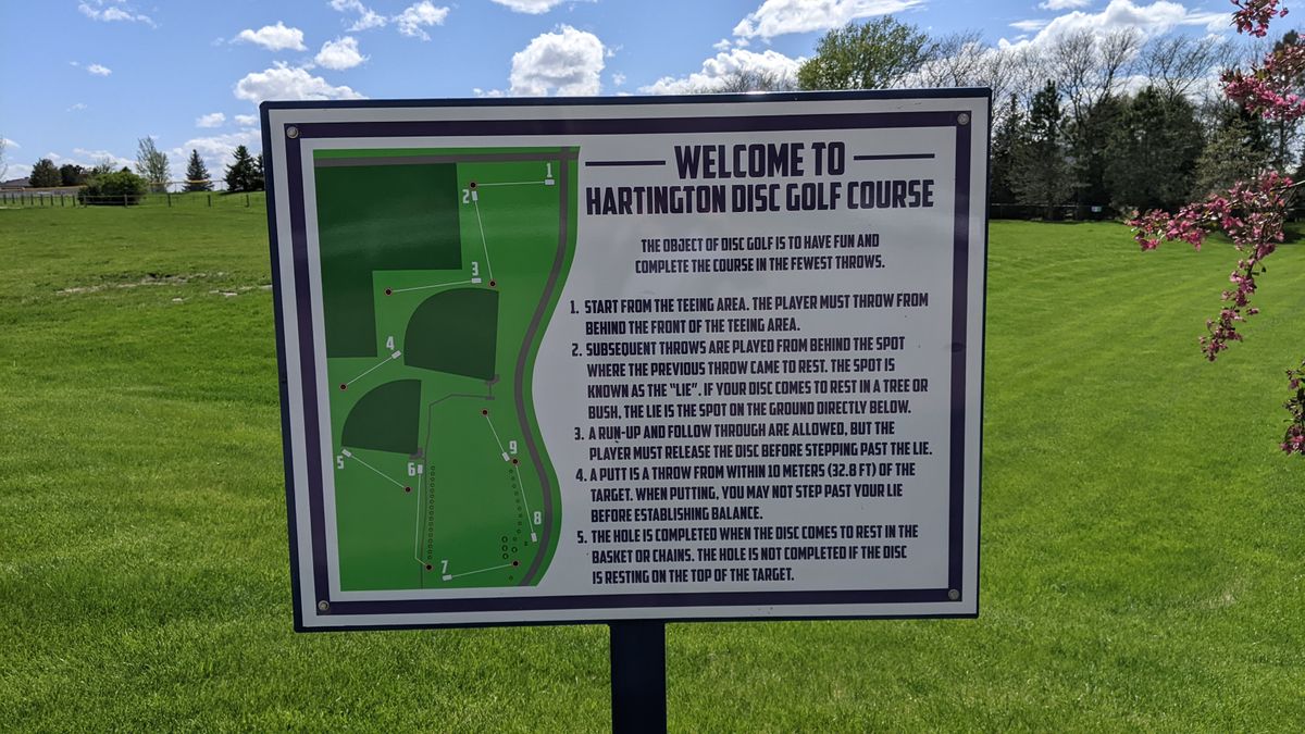 Hartington Disc Golf Course