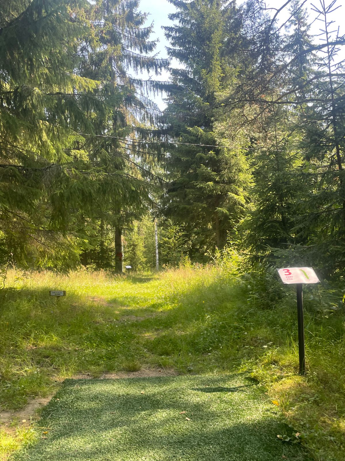 väylä 3 tiukka metsäväylä jossa tupla mando