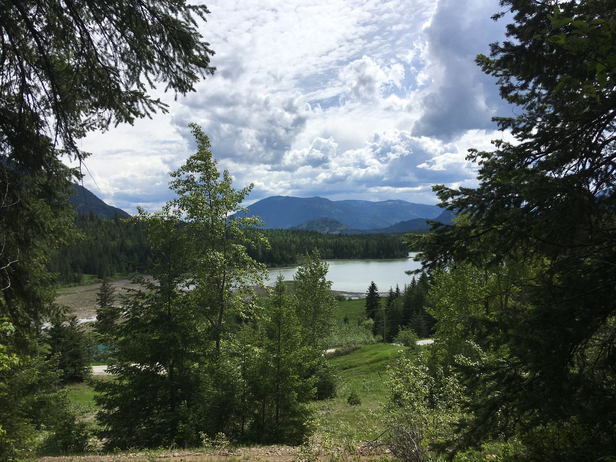 View from 8th hole to White lake.