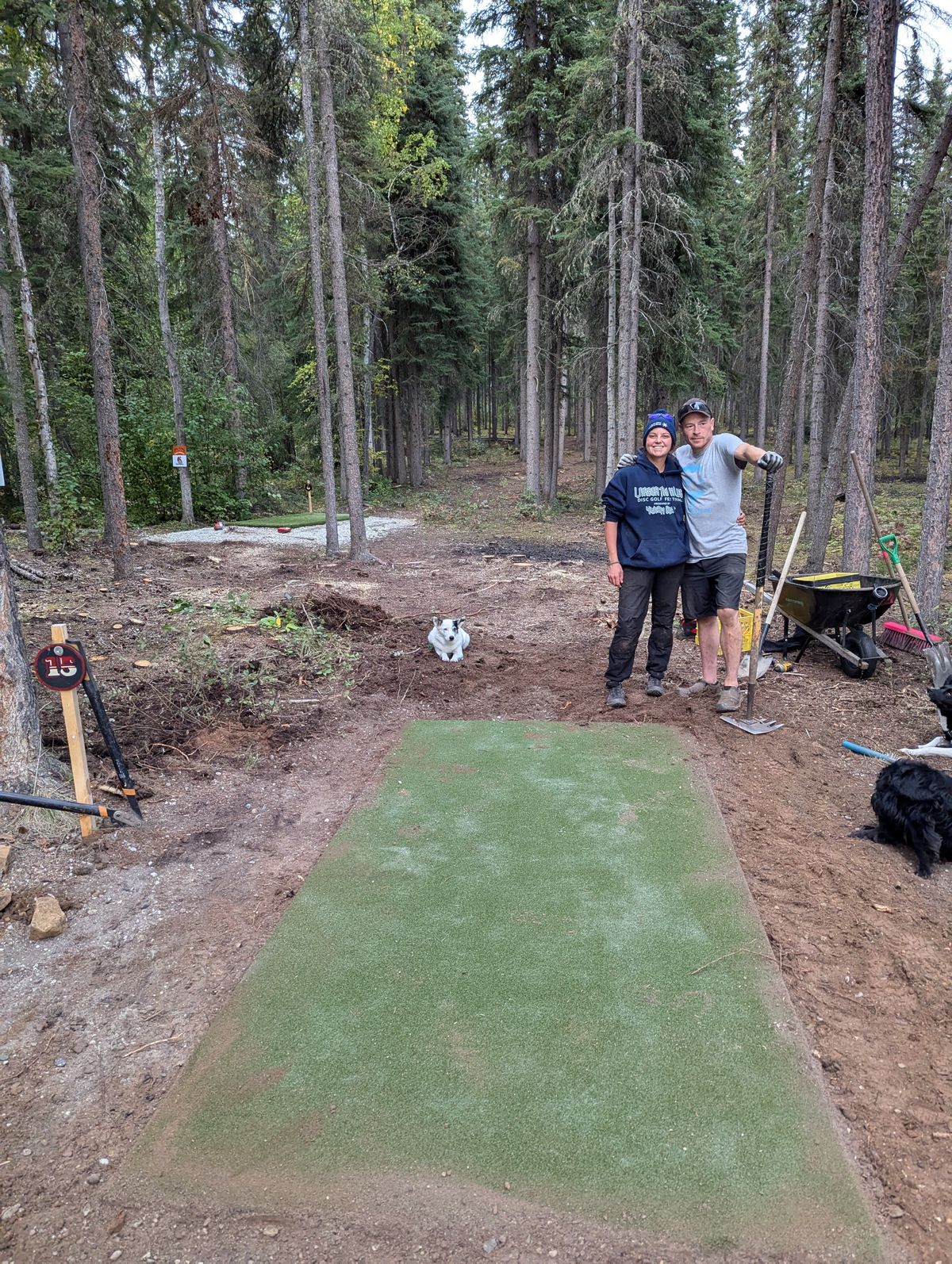 Back Nine Tee Pad Install - August 2024