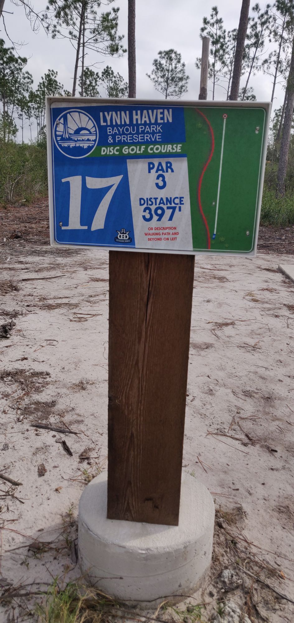 Hole 17 teesign