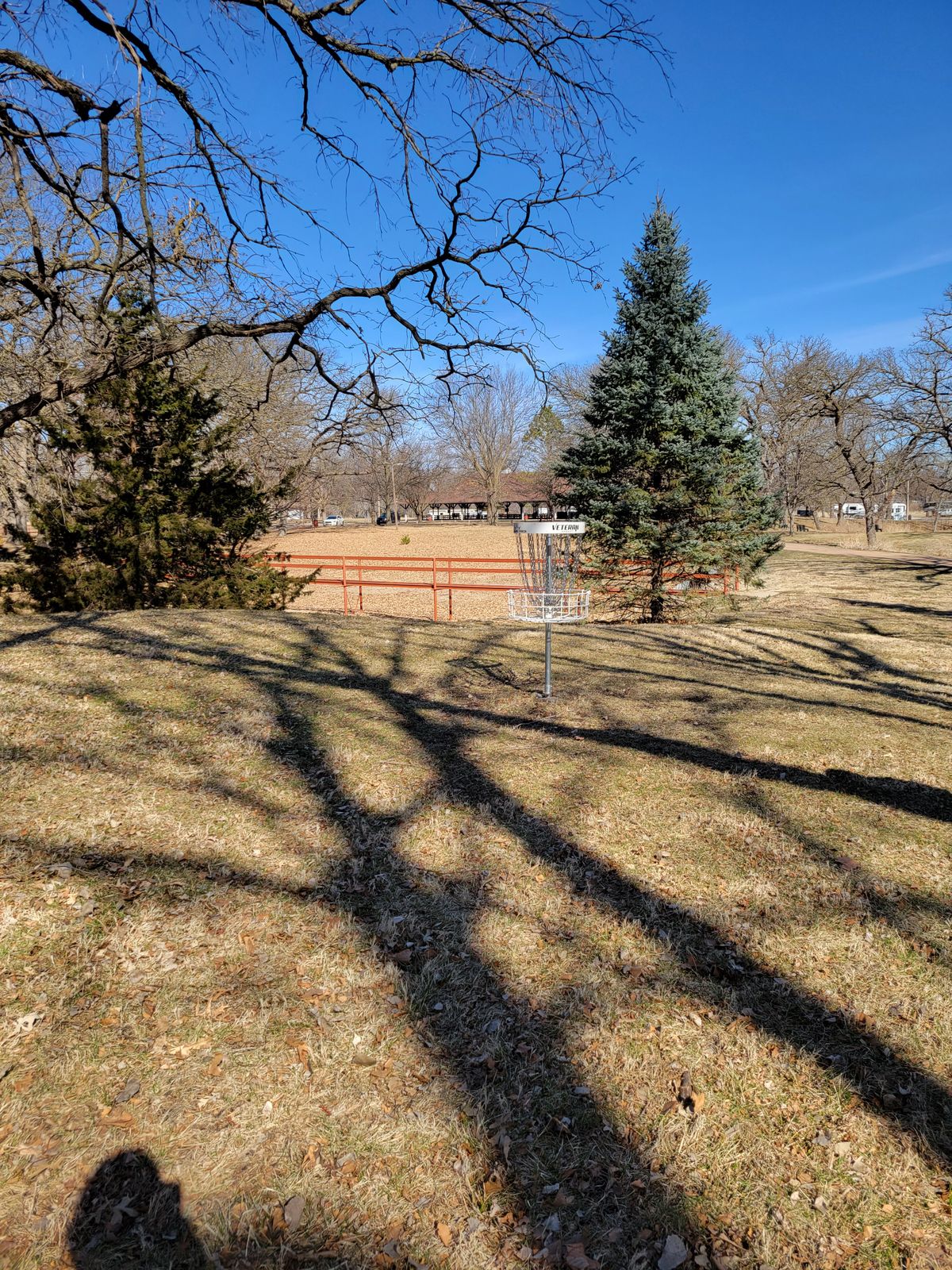 Hole 1, looking towards the tee