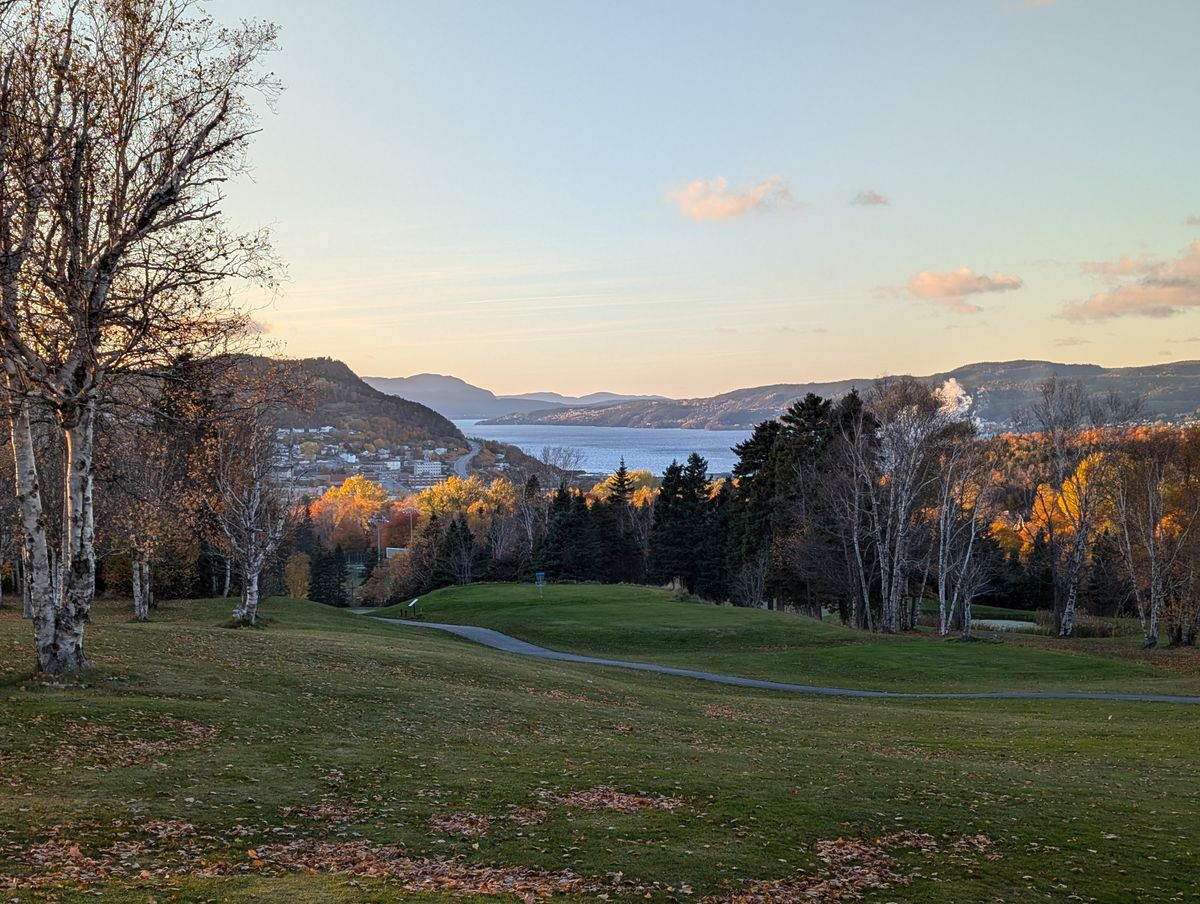 The nicest view I've had at any disc golf course I've played!