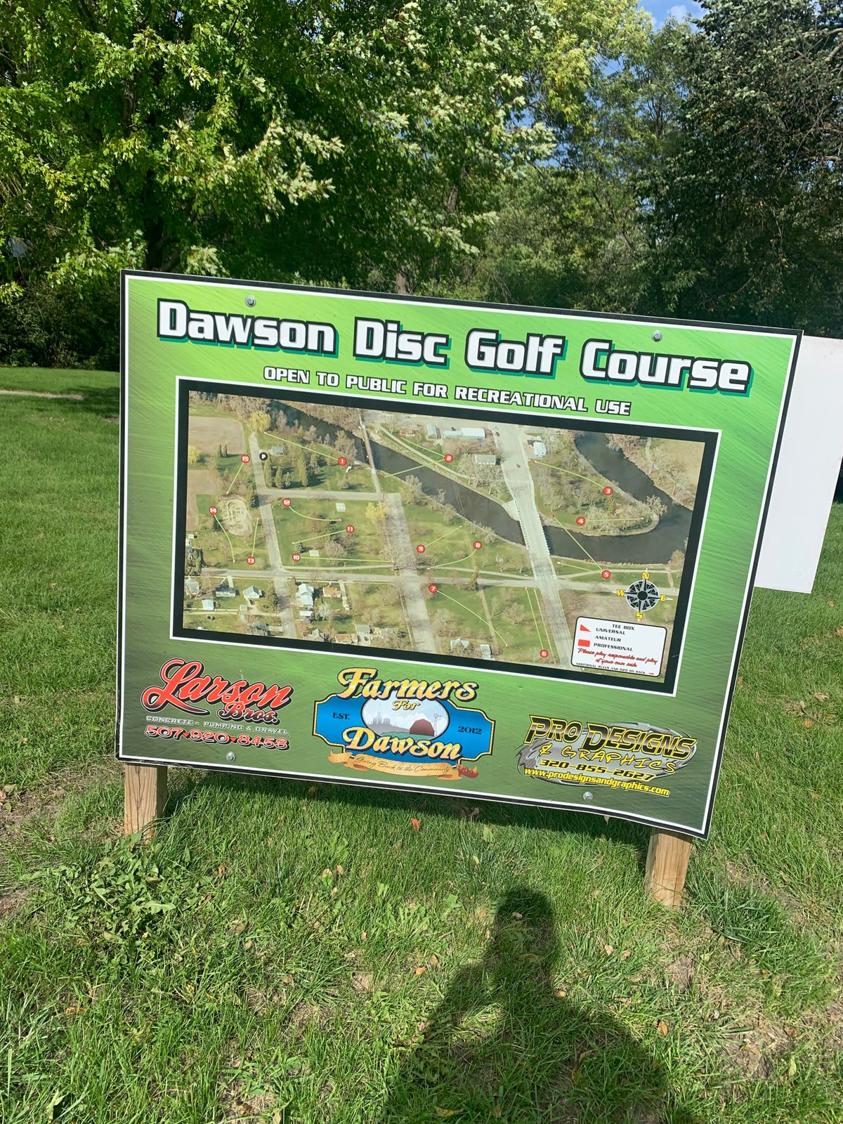 View of sign. Sept 2021