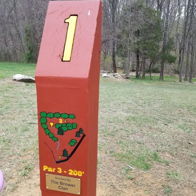 Hole 1 tee