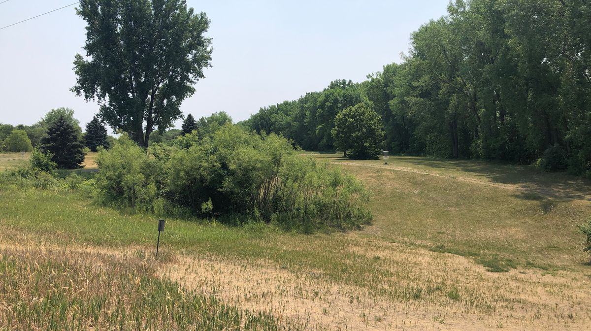 Looking back at final hole