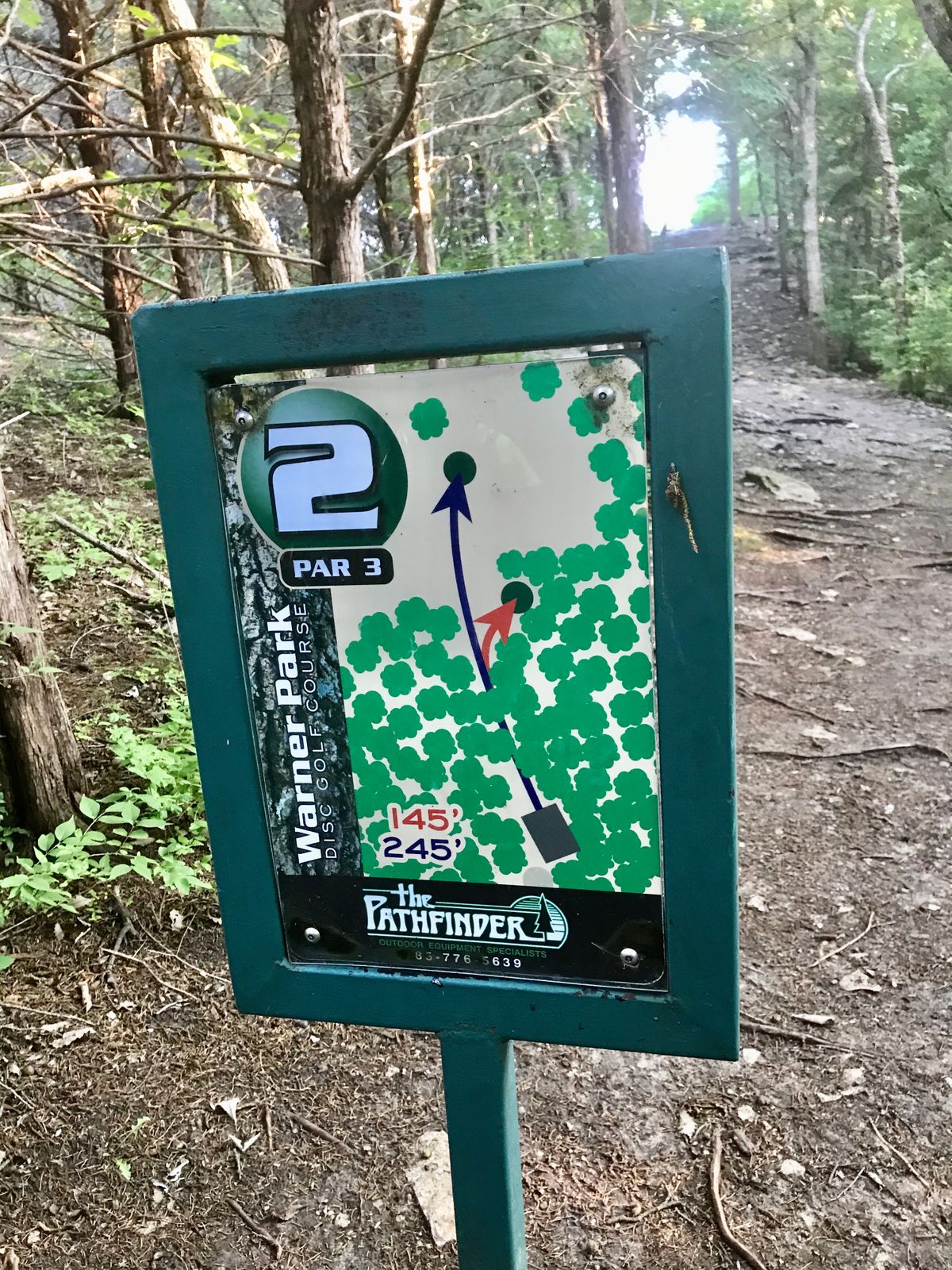 Hole 2 Tee Sign