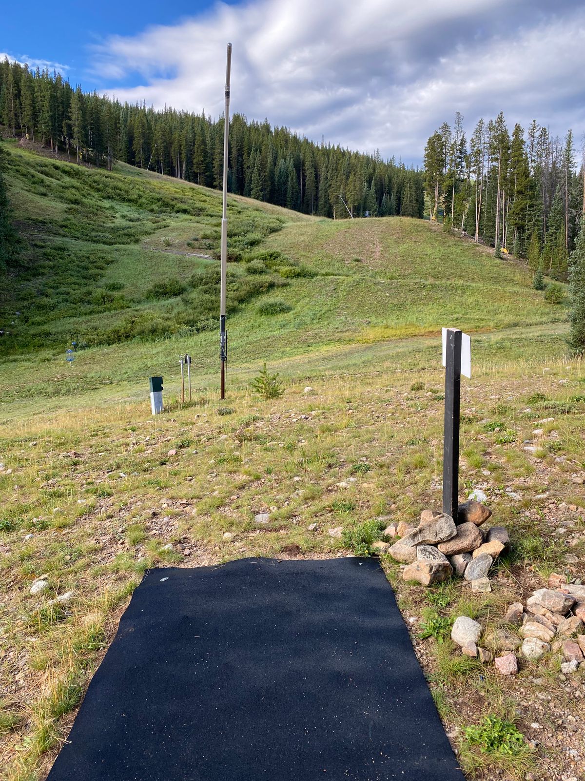 Hole 5 - the tee sign is facing the wrong direction and if you go left at all you’re in a swamp.