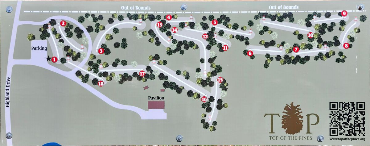 Course-provided map.