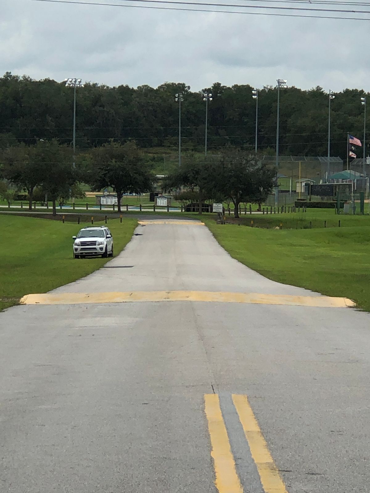 Looking into park from hwy 491.