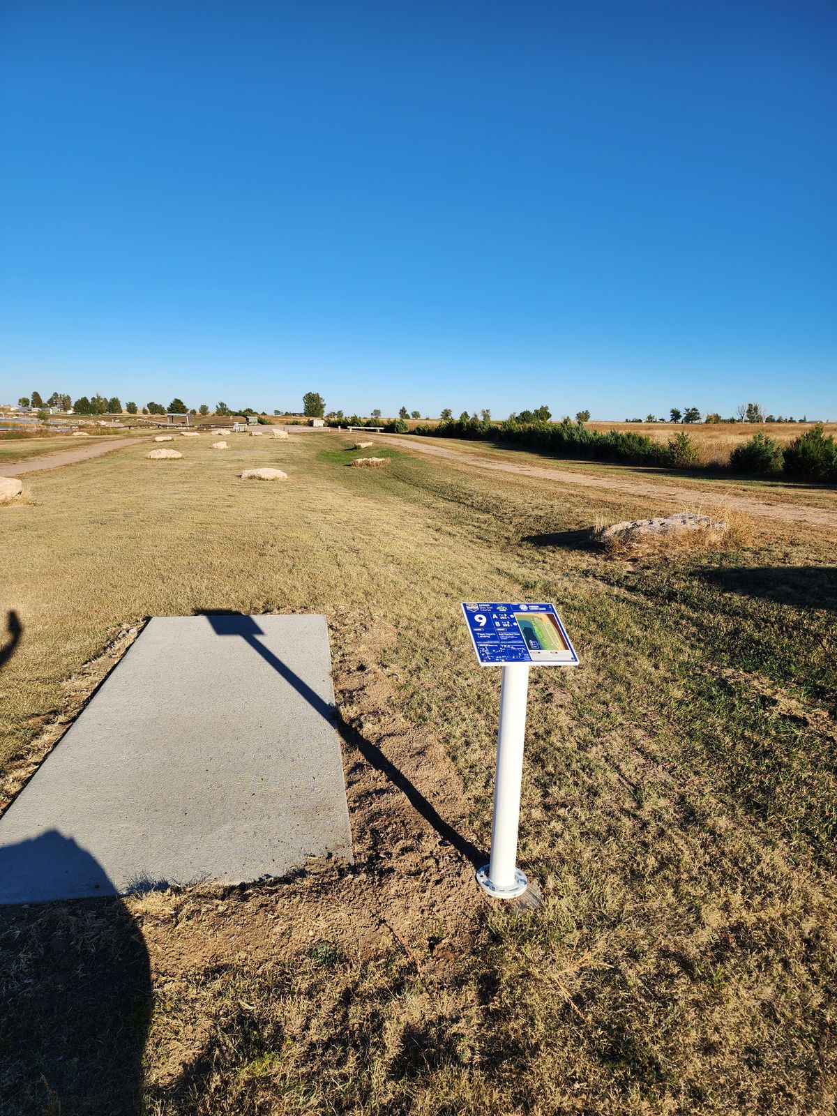 Hole 9 tee box