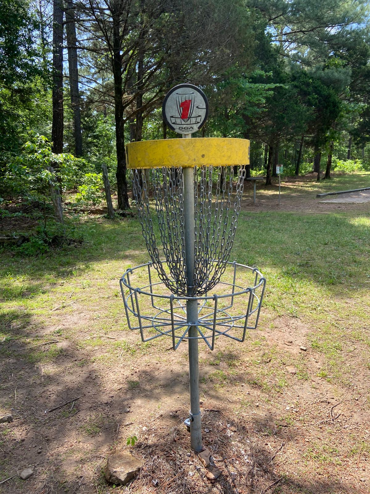 Hole 1 basket