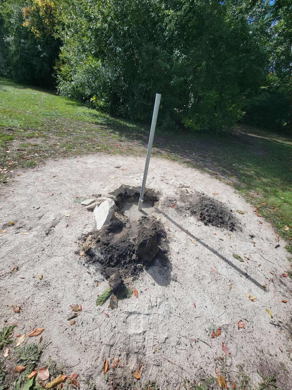 Course maintenance being conducted 10/10/2023