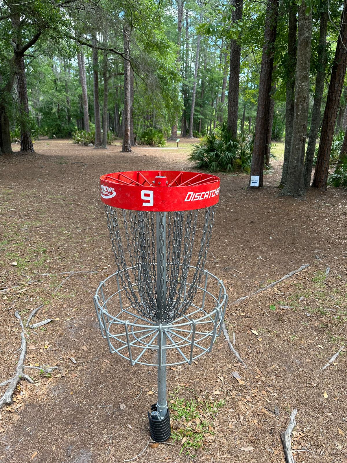 Hole 9 basket