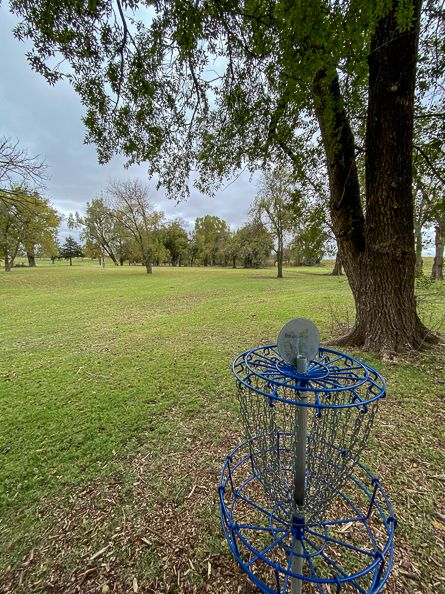 #5 green looking back to Tee