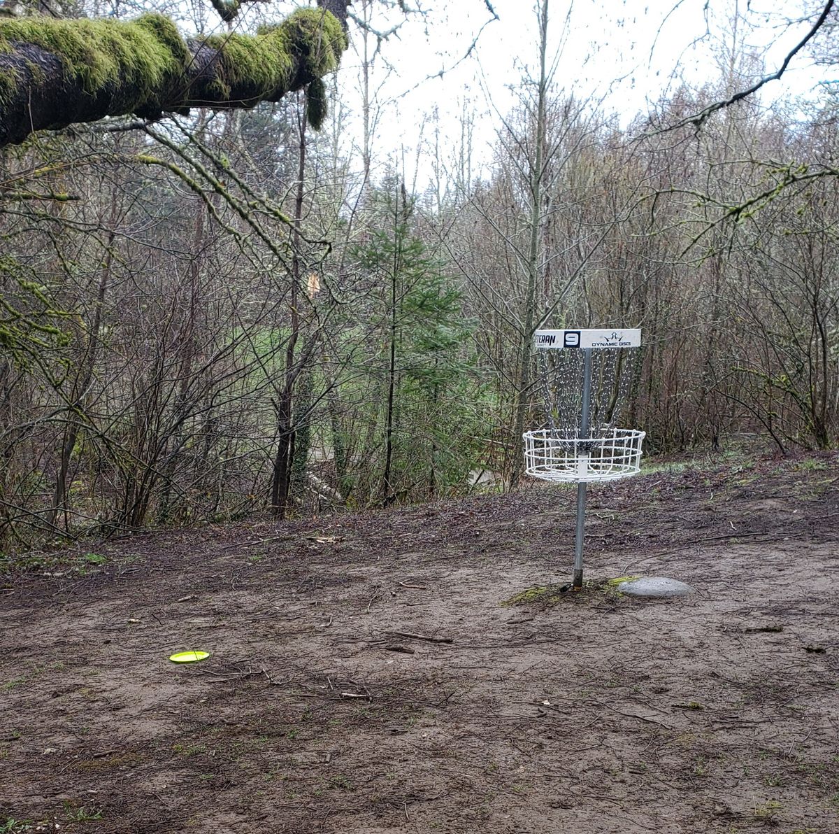 Parked hole 9.