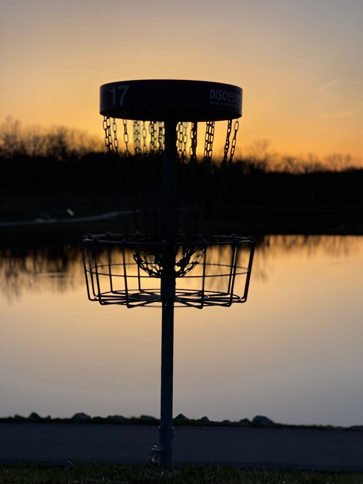 Hole 17 during sunset