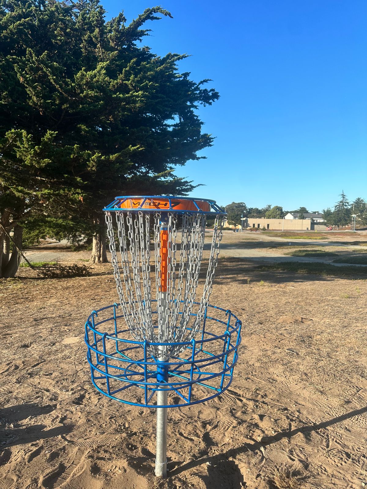 Hole 6's new basket.
