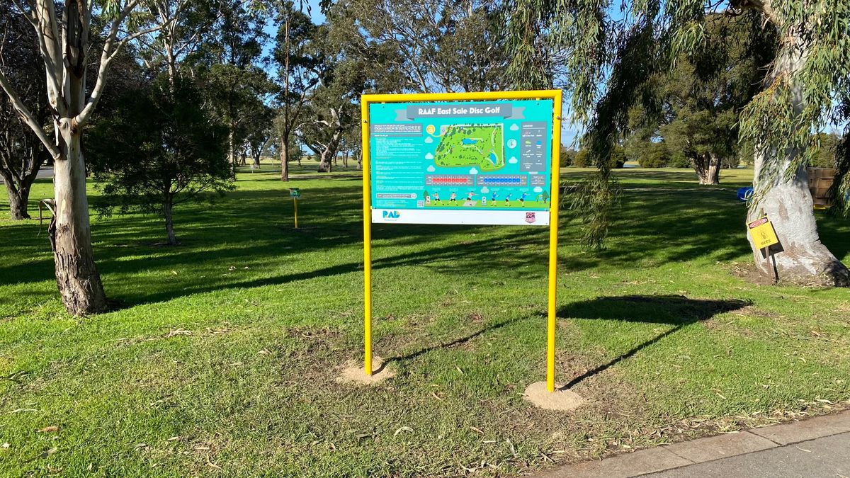Sign at car park