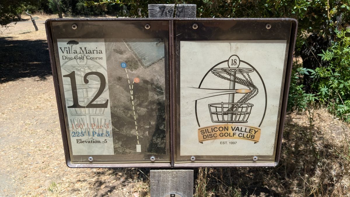 Hole 12 Tee Sign