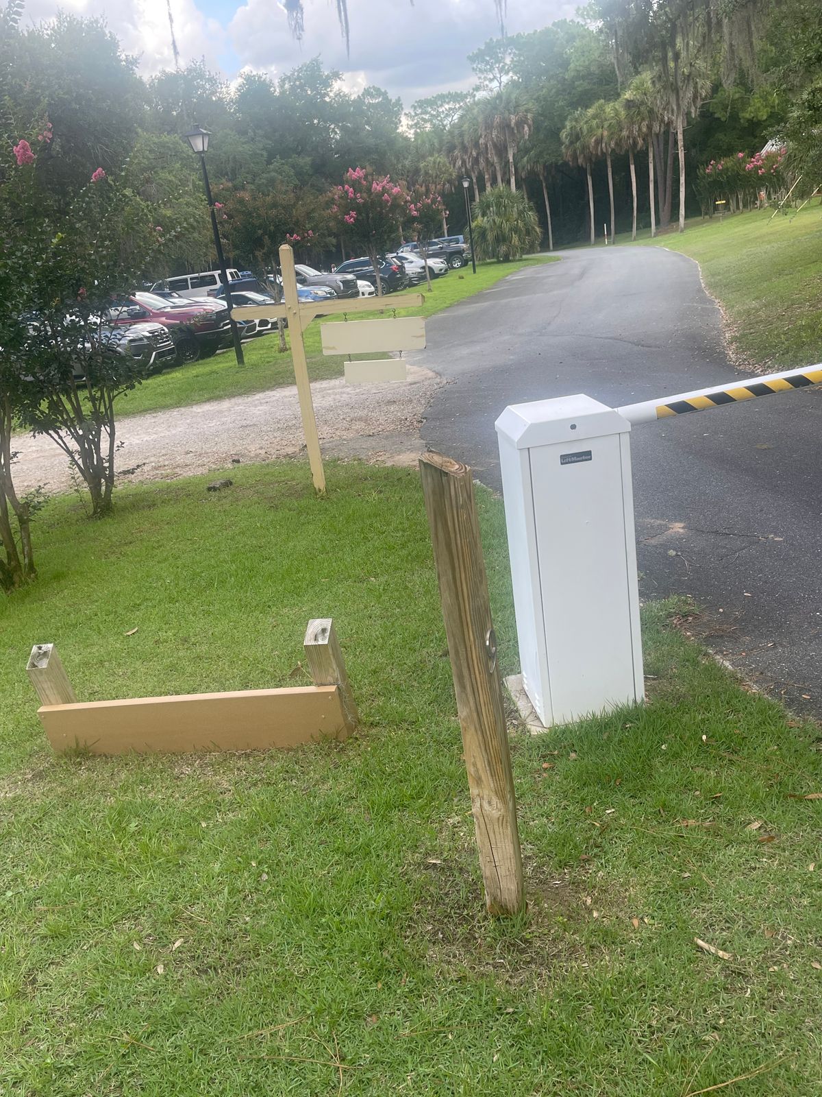 Hole 9 tee to basket