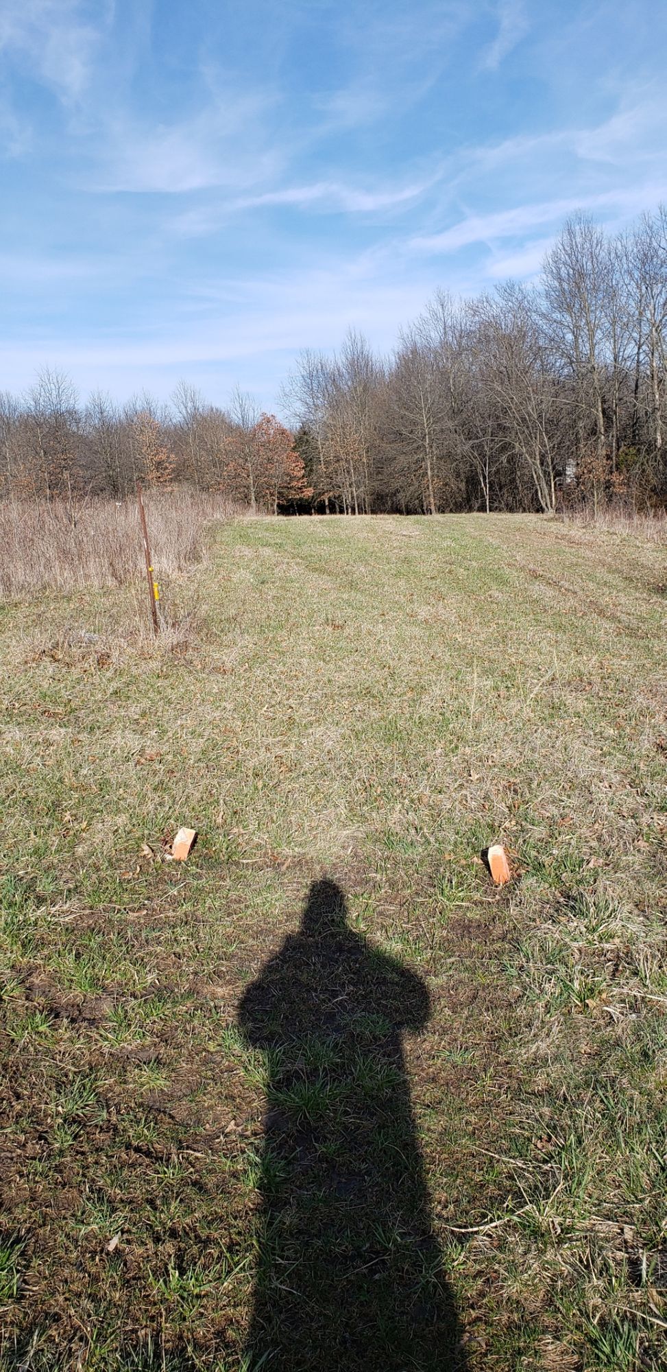 Out in the open straight 300 foot shot tapers in at the end