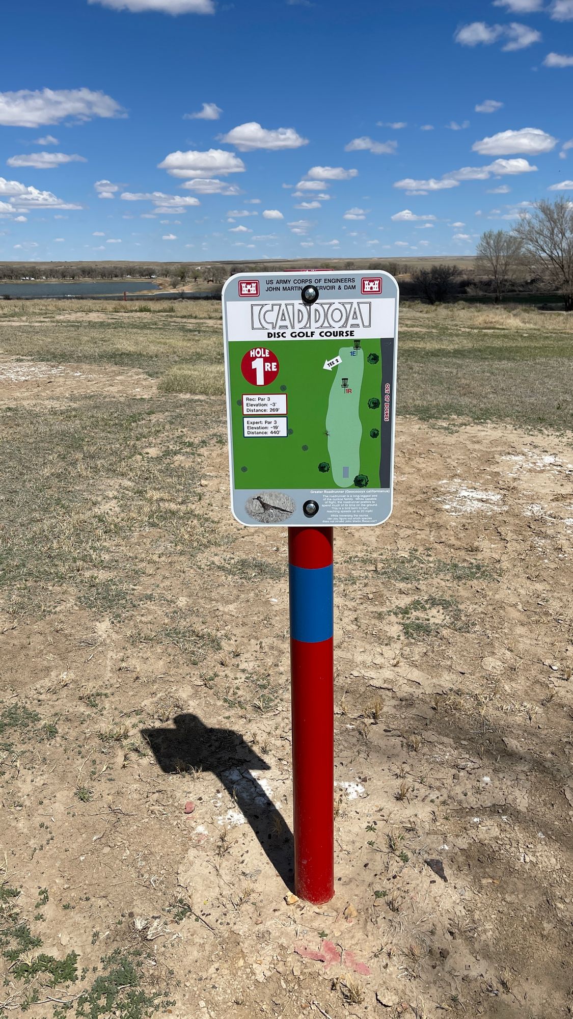 Hole 1 Sign