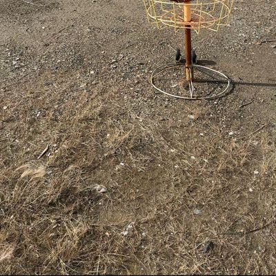 They are old single chained baskets