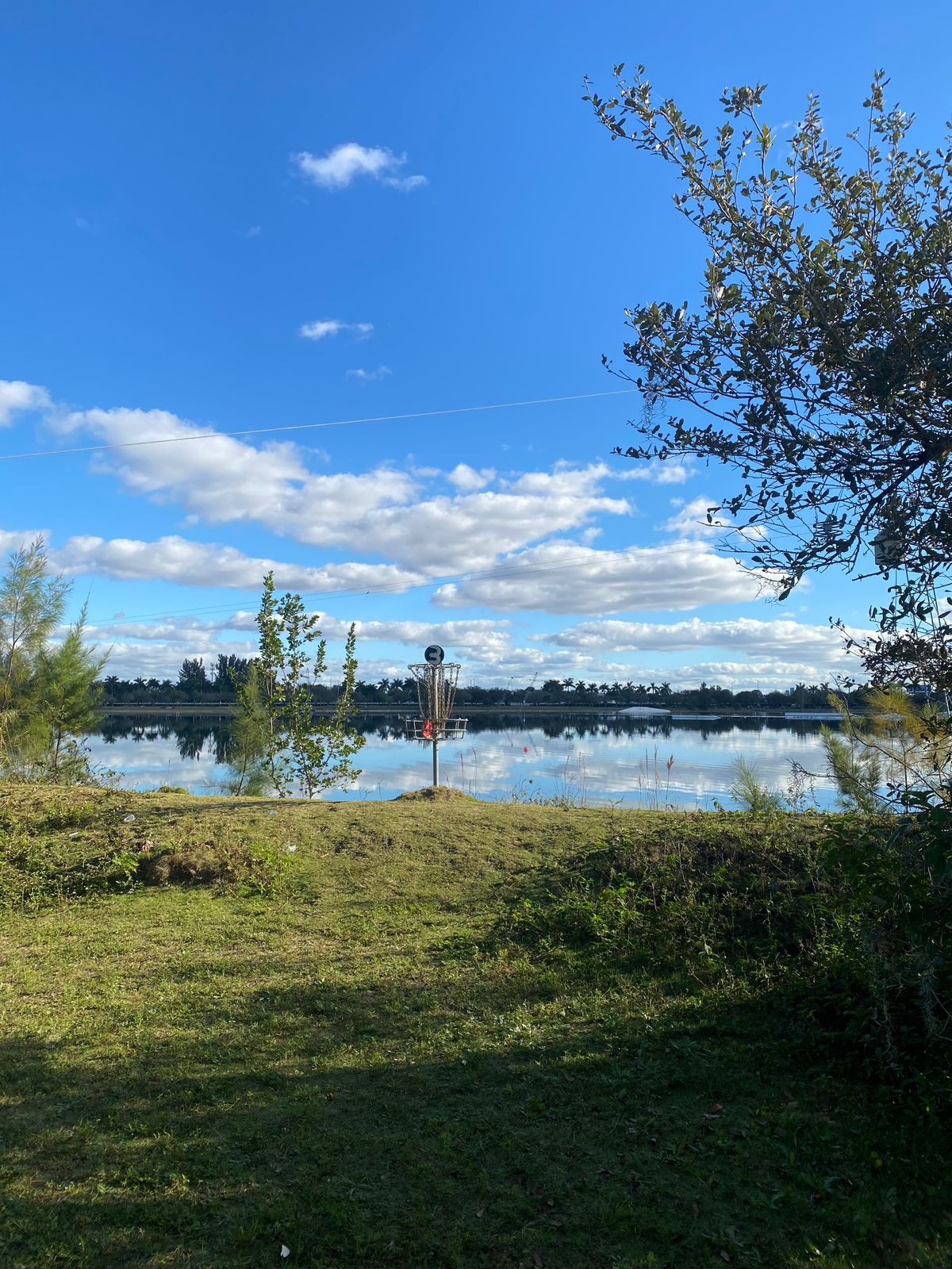 Hole 3 on a beautiful Cool Miami Sunday morning