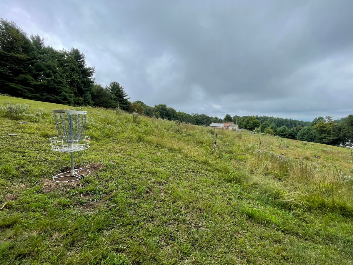 Hole 4 Green. Provides spectacular views of the blue ridge looking towards North Wilkesboro.
