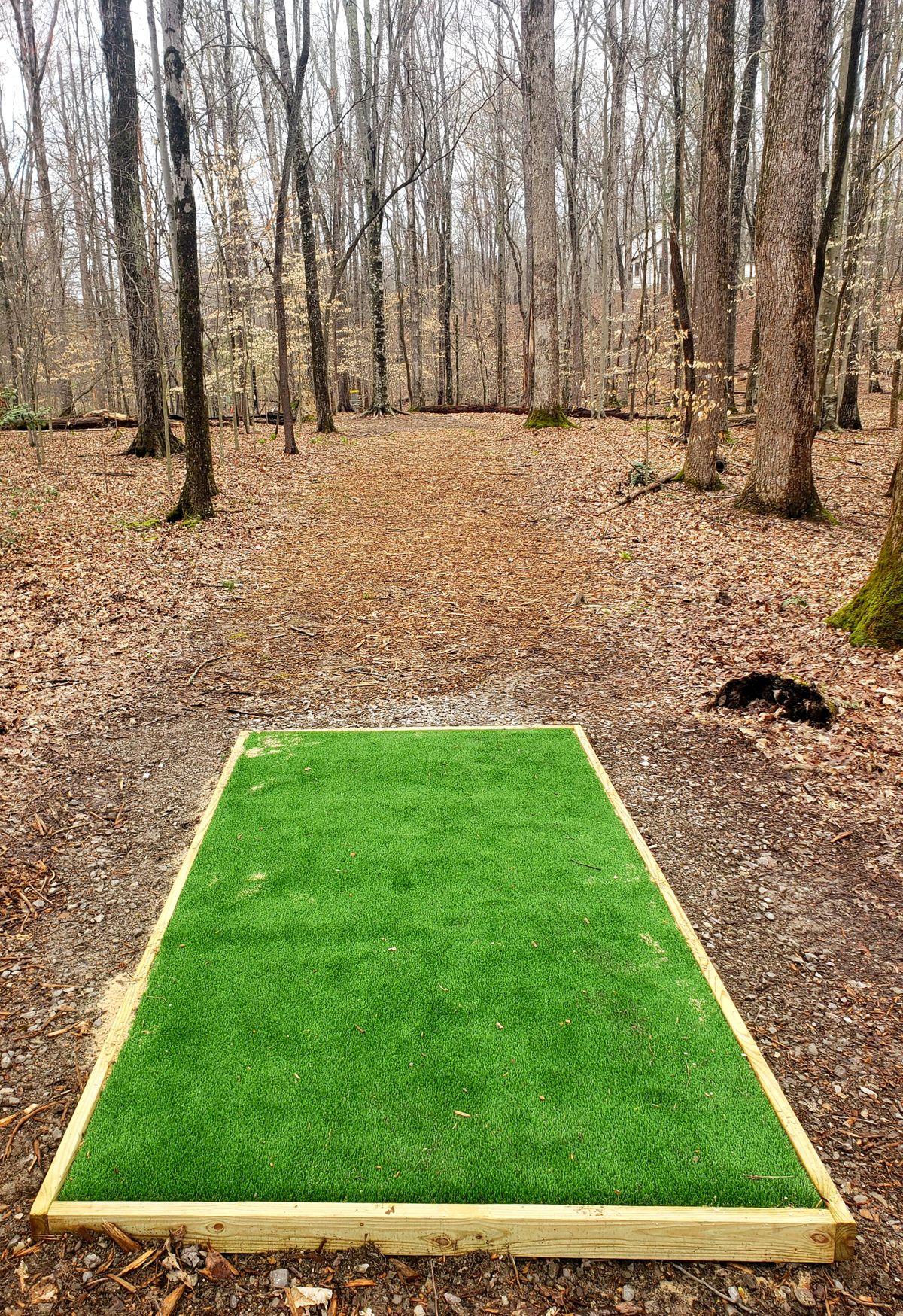 NEW TURF PADS
HOLE 6 A 218'  HOLE 6 B 326'