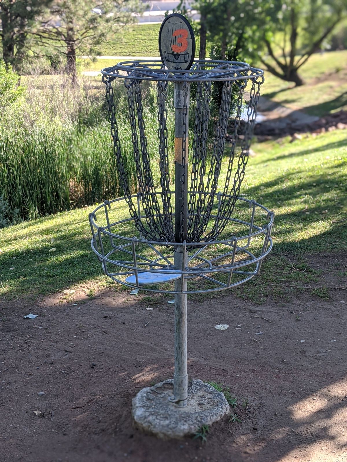 Basket 3 introduces beginners to a death putt.