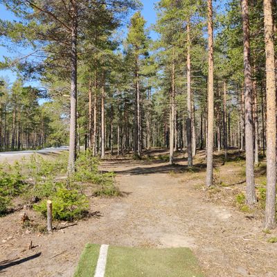 The course is waking up after being covered in snow this winter